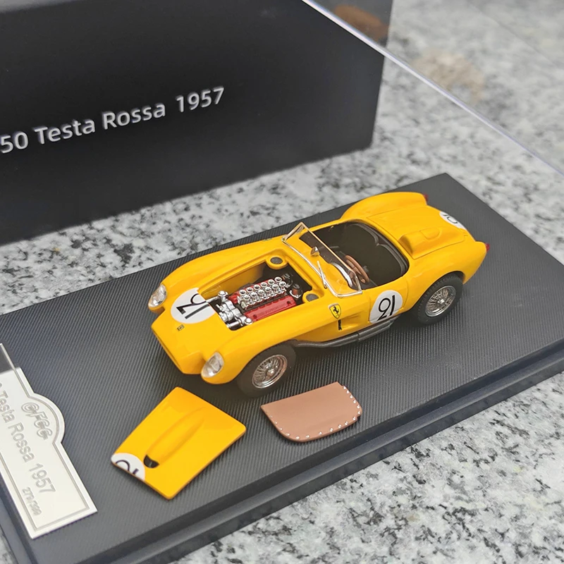 Фото GFCC 1:64 250TR Testa Rossa 1957, литая модель автомобиля из сплава, миниатюрная масштабная модель для коллекции, подарок №1