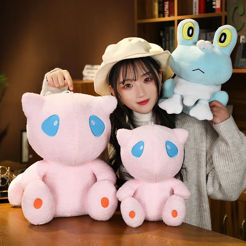 

Плюшевая игрушка TAKARA TOMY Покемон Мьюту, мягкая мультяшная кукла Froakie для детей, подушка в подарок на день рождения, 25 см/30 см/40 см