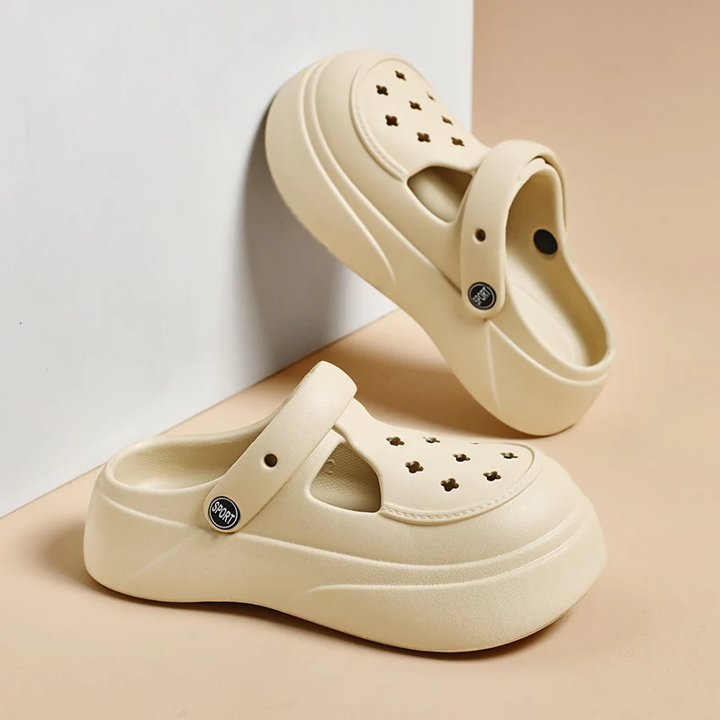 Сандалии женские нескользящие на мягкой подошве летние босоножки для душа пляжа