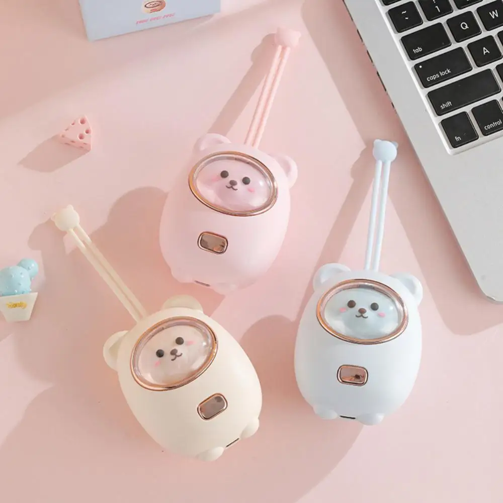 

Mini Hand Warmer USB Charging Cute Bear Shape Self Heating Portable Heater Outdoor Fast Heating Handy Warmer Heater RGB Light