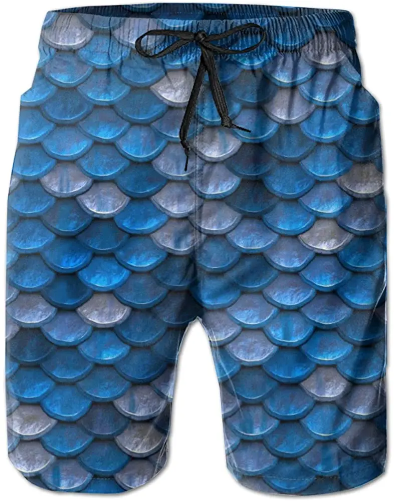 

Men's Colorful Swim Trunks Beach Board Shorts with Lining