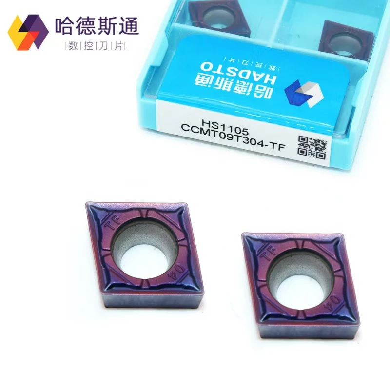 Hadsto 100% оригинал Ccmt 060204 060208 Tf 09t304 09T308-Tf Hs1105 Утвердетель из закаленной стали Hrc52-62 °
