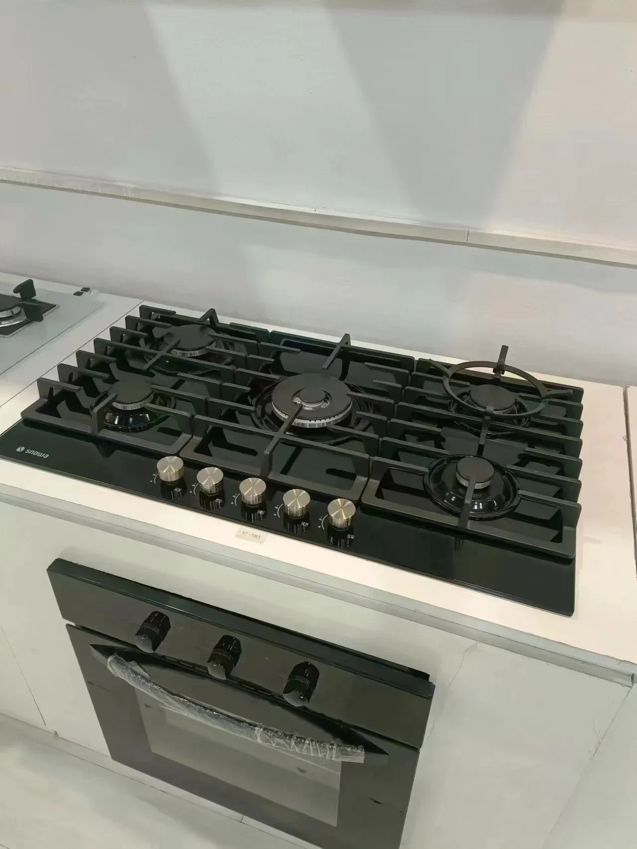 Газовая плита с пятью конфорками коммерческая газовая горелка столешницы