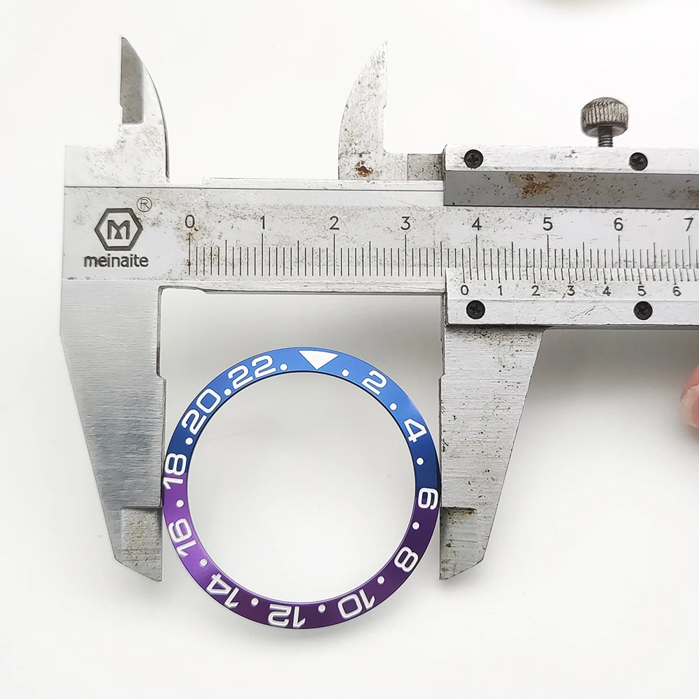 38mm Watch Bezel Watch Accessories Color Aluminum Ring Mouth for 40mm Watch Case Bezel Ring Mouth Men Watch Accessories