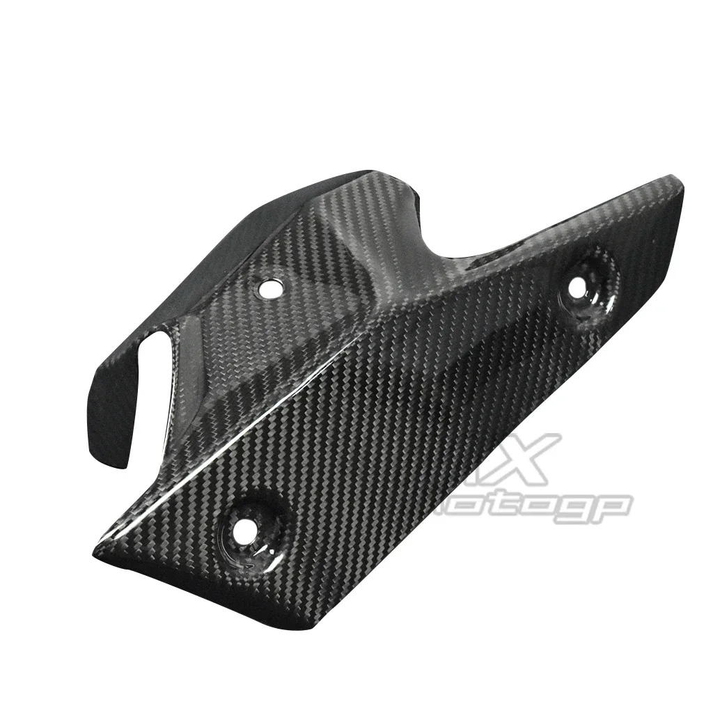 

Для KAWASAKI ZX6R ZX 6R 636 2019-2024 крышка выхлопной системы из углеродного волокна, теплозащитный экран, защита, накладка на выхлопную трубу мотоцикла, комплекты обтекателей
