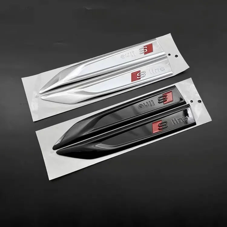 Для Audi A3 A4 B8 8P 8V A6 C7 A5 Q5 B7 B6 B9 A7 SLINE Q3 Q7 модификация логотипа автомобиля лист Sline