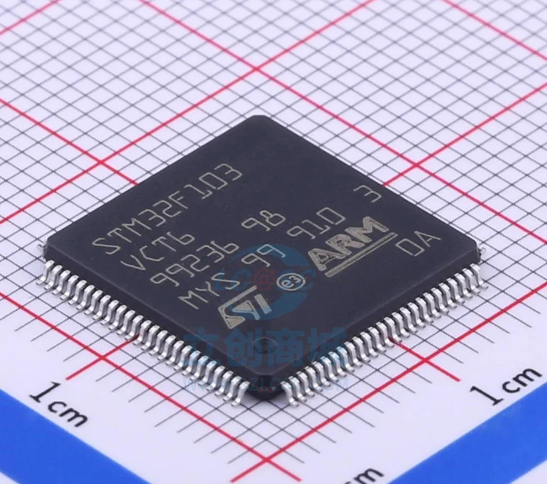 

1 pçs/lote STM32F103VCT6 STM32F103 LQFP100 Nova Original Genuine