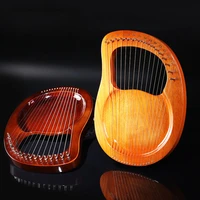 portable rare solid wood harp 16 strings professional ethnic instrument traditional tuning instrumento lira harp lyre strings