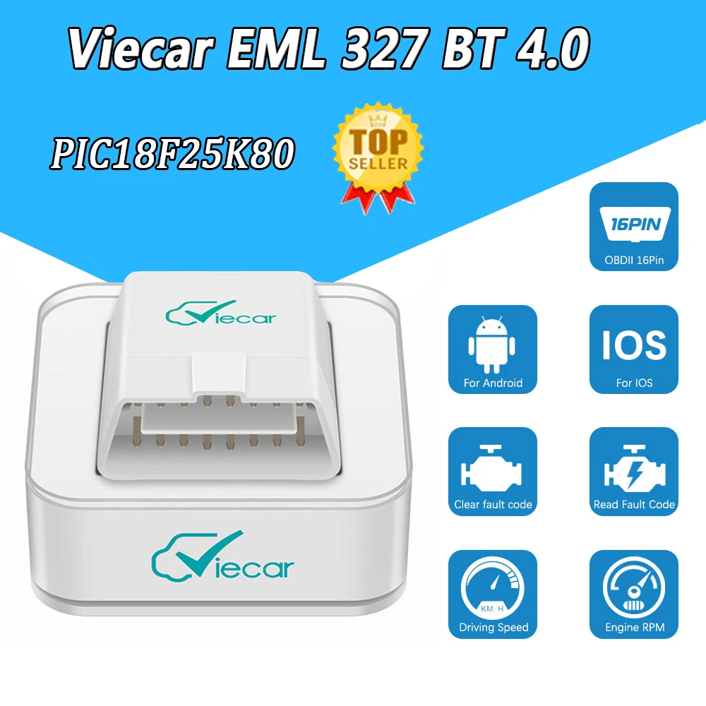 Оригинальный сканер Viecar Elm 327 ODB2 автомобильные инструменты для Android/IOS/ПК