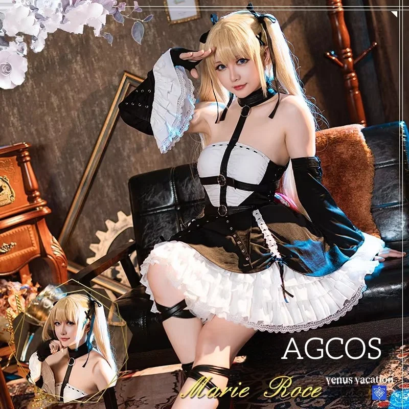 AGCOS Azur Lane Marie Rose Venus отпуск косплей костюм женское сексуальное платье наряды на