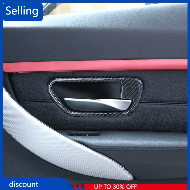 

4 шт., мягкие наклейки из углеродного волокна для BMW 3 4 серии F30 F35 2013-2018