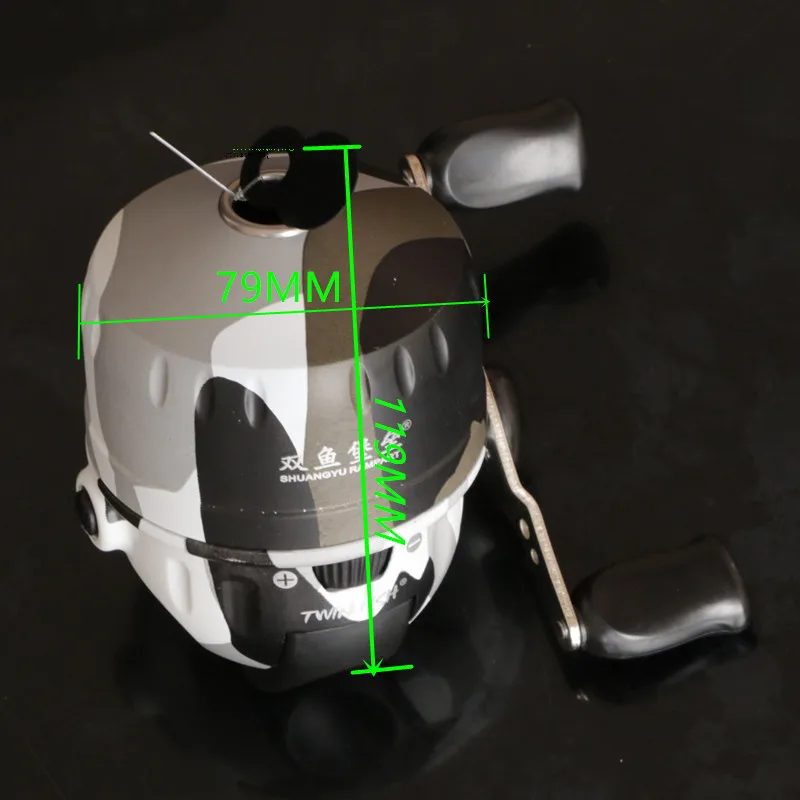 Рыболовная катушка с блочным луком большой емкости большая Spincast для рыбалки PS40