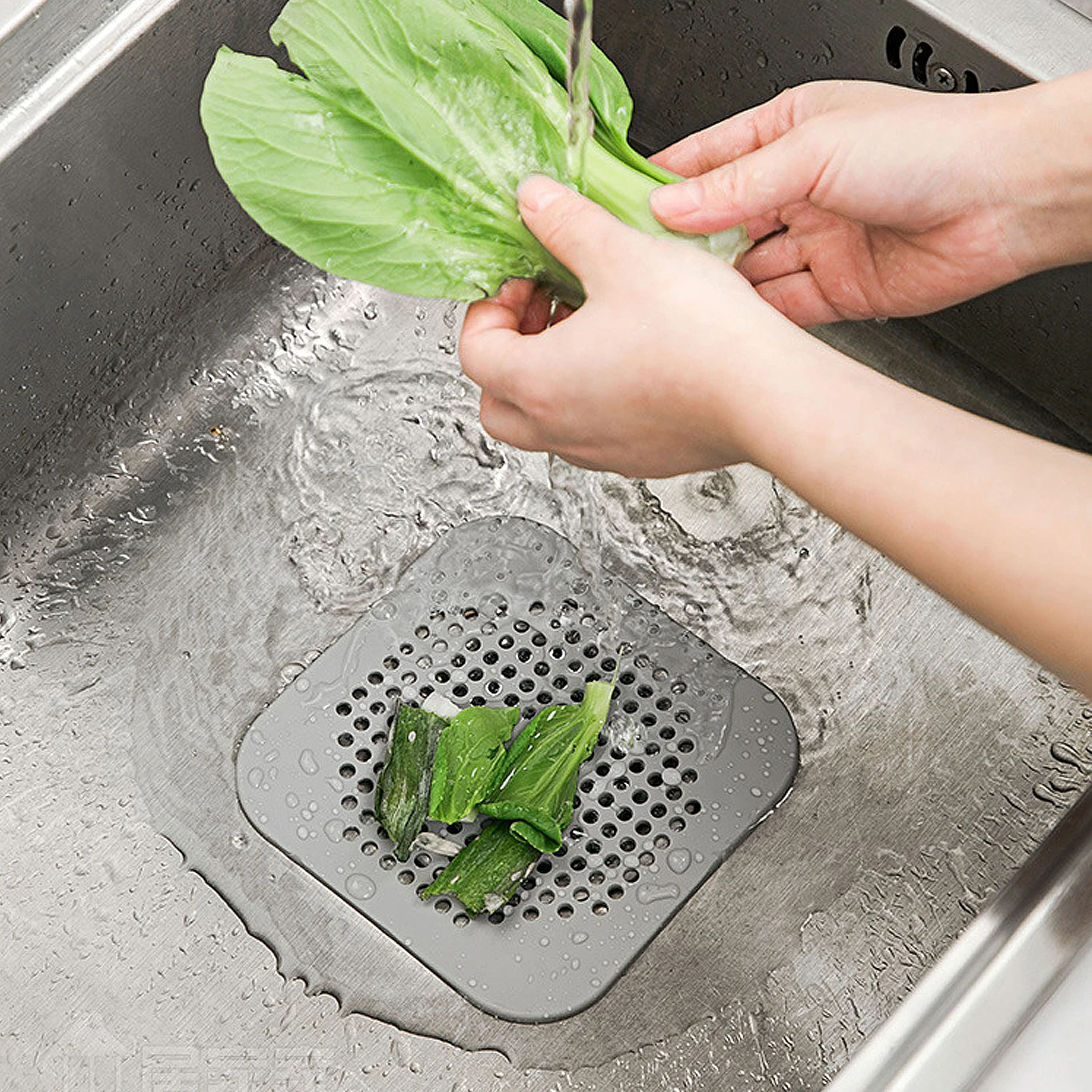 

Silicone Sink Drain Strainer Anti-blocking Floor Deodorant Drain CoverS Hair Catcher Bathtub Floor Filter for Bathroom Kitchen