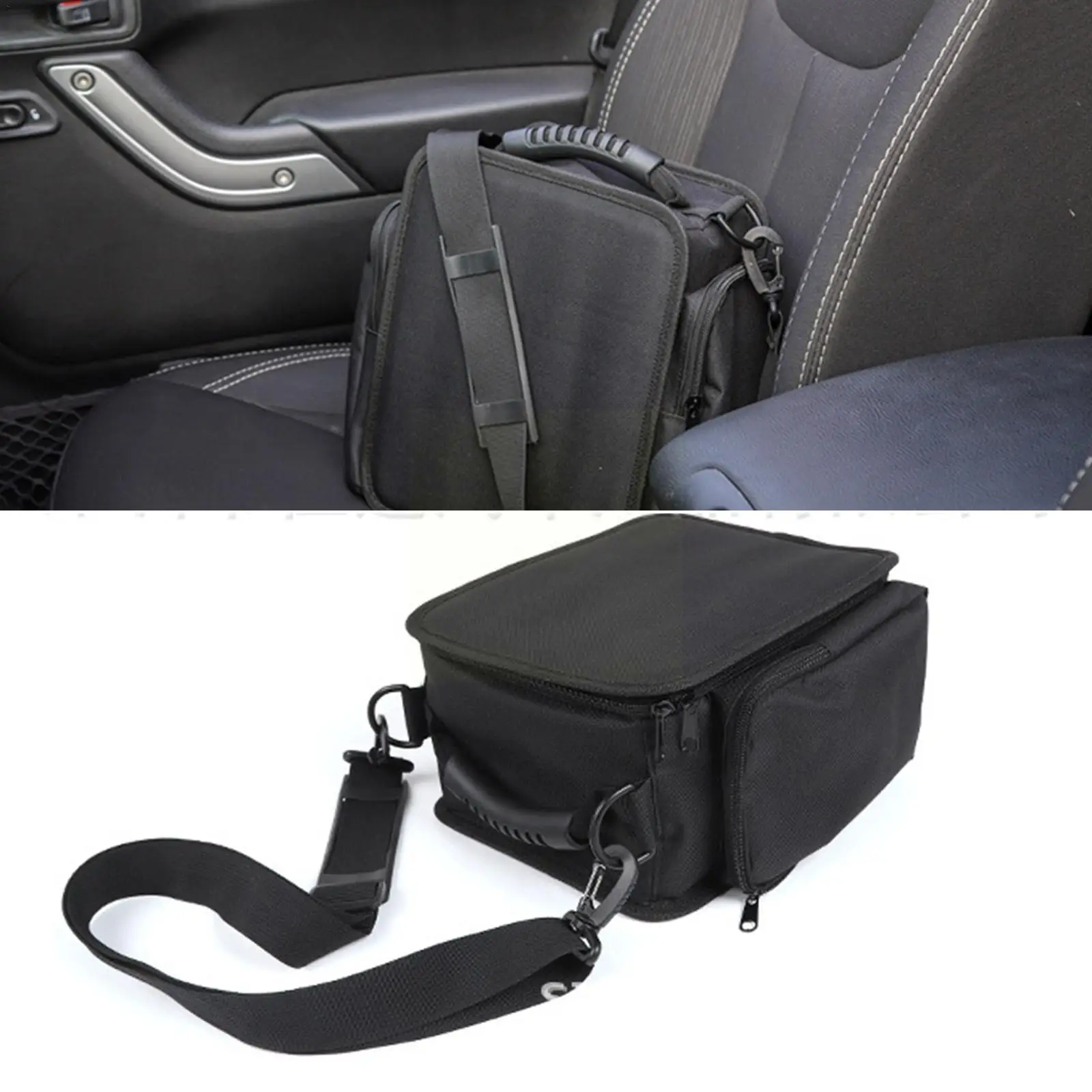 

Rear Under Seat Organizer For Jeep Wrangler JL JLU JK JKU JT 2007-2022 Backseat Under Seat Storage Bag Portable Storage Poc B1U3