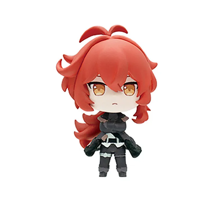 Фото Официальная мини-фигурка Дилука из Genshin Impact от Bushiroad Japan, коллекционная аниме-игрушка, украшение для рабочего стола для любителей аниме. №2