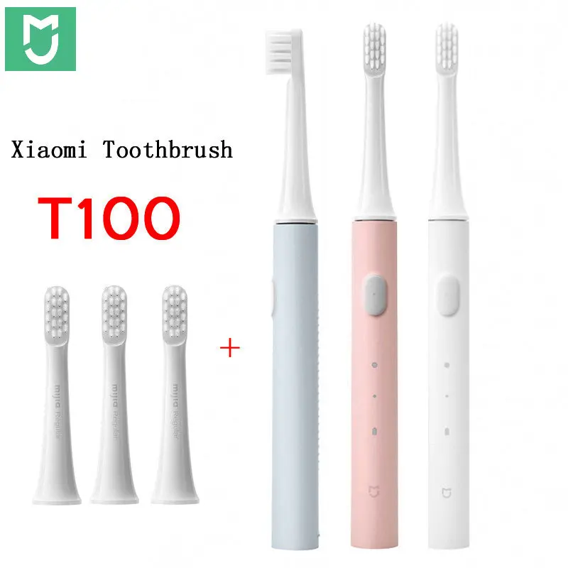 Mijia Sonic Electric Toothbrush T100 Adult Ultrasonic Automatic Toothbrush USB Rechargeable Waterproof Tooth Brush Xiomi