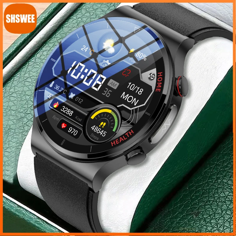

For Huawei Xiaomi ECG+PPG Smart Watch Men Sangao Laser Health Heart Rate Blood Pressure Fitness Watches Waterproof Smartwatch