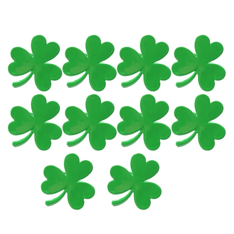 

10 шт. кольца для салфеток, кольца для салфеток, настольные украшения, зеленые держатели для салфеток на День Святого Патрика, свадьбу, день р...
