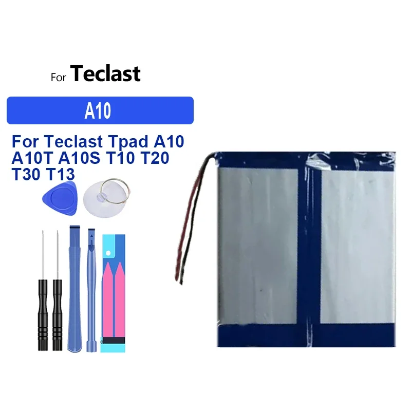 Аккумулятор 3500 мАч-8500 мАч для Teclast Tpad A10 A10T A10S T10 T20 T30 T13 Tbook 16 Power P30HD F15S F5 2666144 УТЛ- 2778180