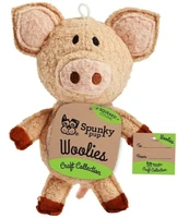 spunky pup woolies pig dog toy2022