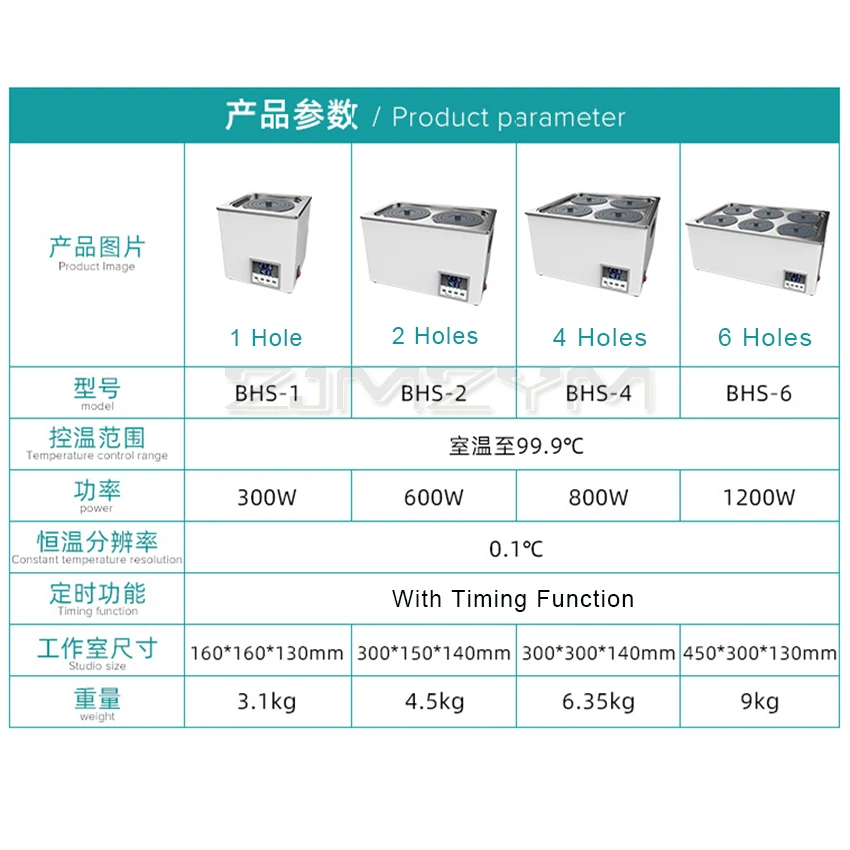 Лабораторная водяная баня 110/220 В постоянная температура ЖК-цифровой дисплей