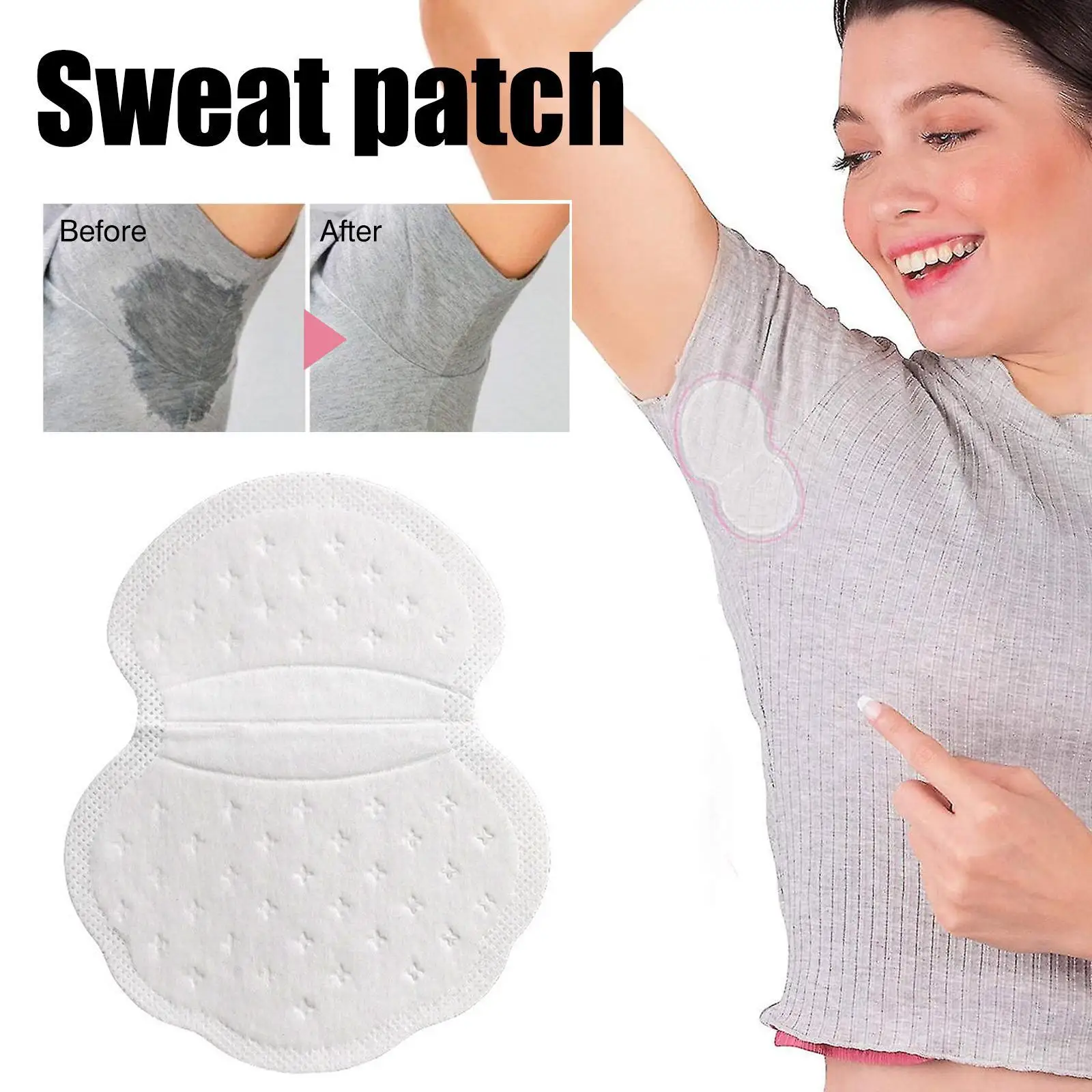 

10/30/50Pcs Summer Dress Disposable Armpit Sweat Pad Big Size Absorbing Guards Keep Dry Sticker Prevent Antiperspirant Deodorant