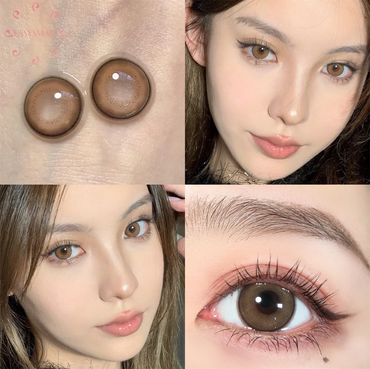 

cowboy brown Natural Color Lens Eyes Yearly Color Contact Lenses For Eyes small Beauty pupil Contact Lens Eye Cosmetic