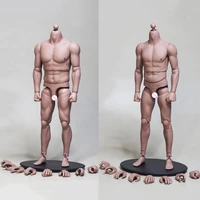 jxtoys jx 01 jxs01jxs02jxs03 16 male asian strong muscle body narrow shoulder accessories for 12 male soldier body dolls