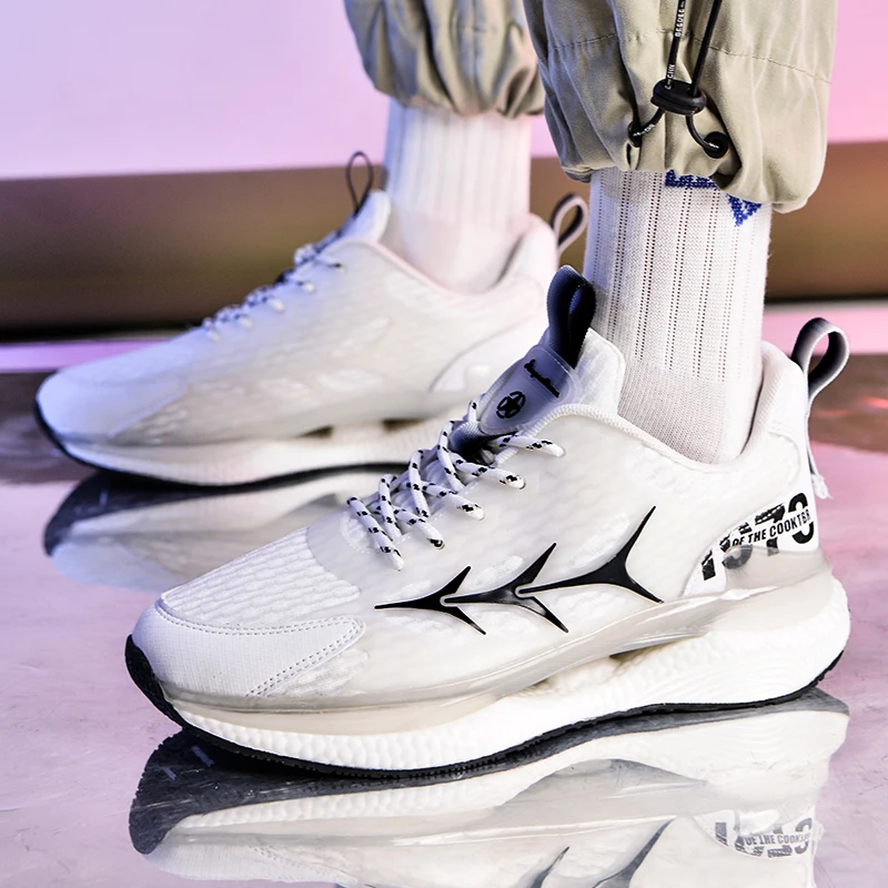 Men Running Shoes Marathon Outdoor Road Sport Shoes Stable Support Shock-relief Ultralight Rebound Men Sneaker Tenis Shoes