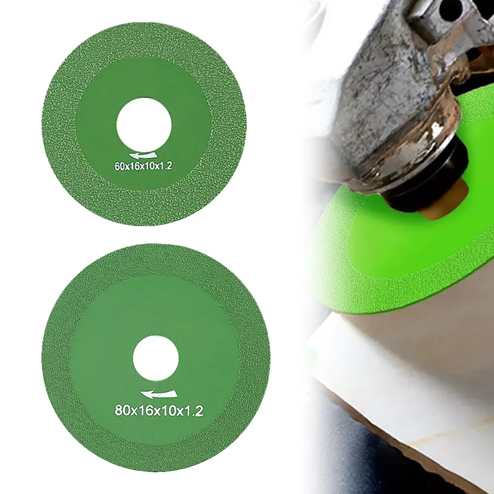 

Green Glass Cutting Disc Chamfering Crystal For Smooth Cutting 1.2mm 10mm 60/80mm Diamond High Manganese Steel