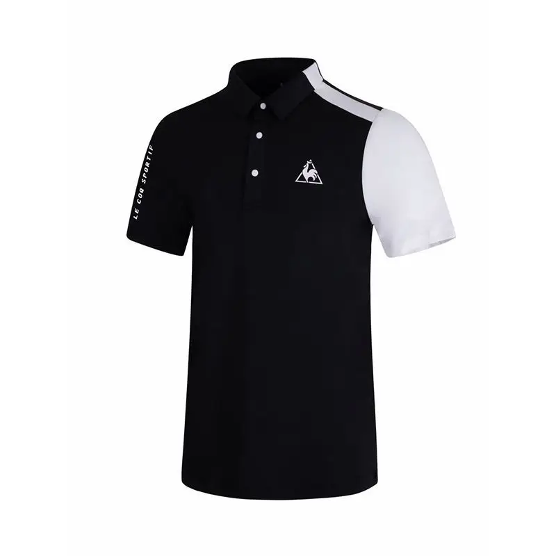 New Golf Shirts for Men's Outdoor Sports Short Sleeve Golf Suit Fashion Polo Shirt Summer Quick-drying Top Lapel Golf Clothes