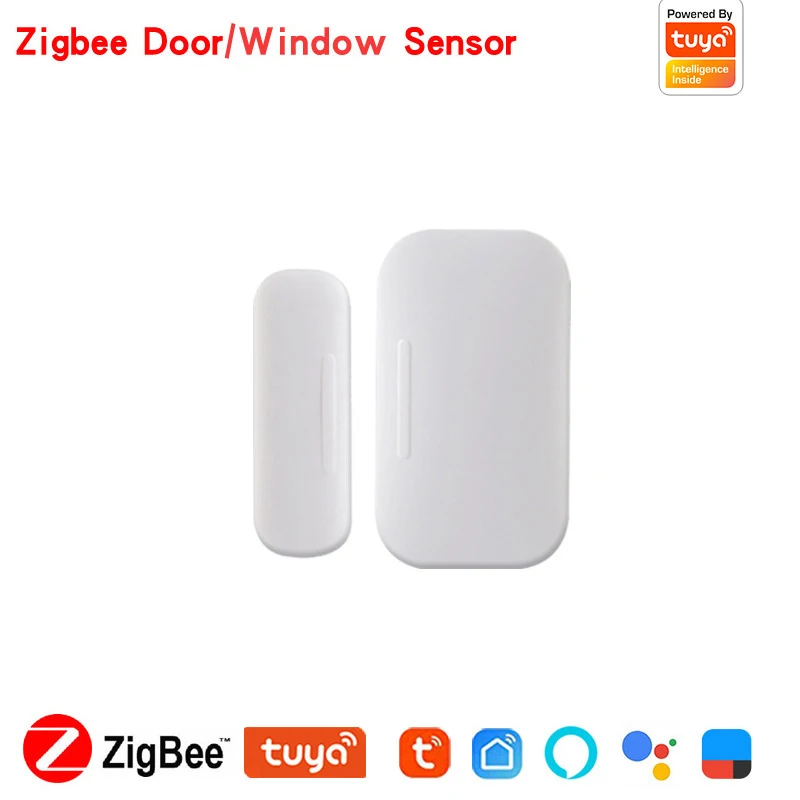 

Маленький дверной датчик Zigbee для умного дома, детекторы открывания/закрытия дверей малой мощности, совместимы с Alexa Home Smart Life