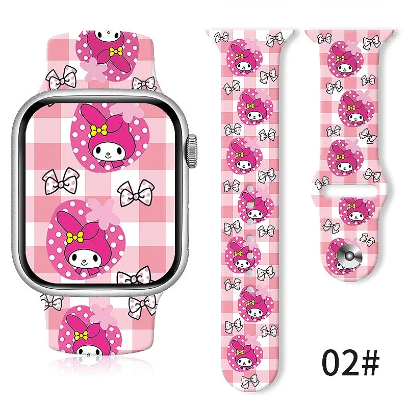 Ремешок с мультяшным рисунком Sanrio аниме-персонаж серия HelloKitty Cinnamoroll ремешок