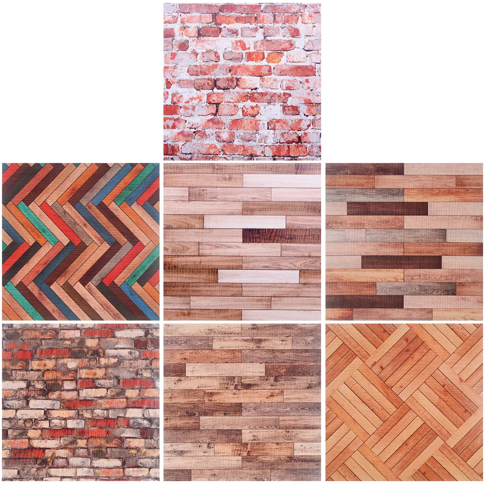 7 листов декоративных настенных наклеек для дома обои кукольного домика ПВХ