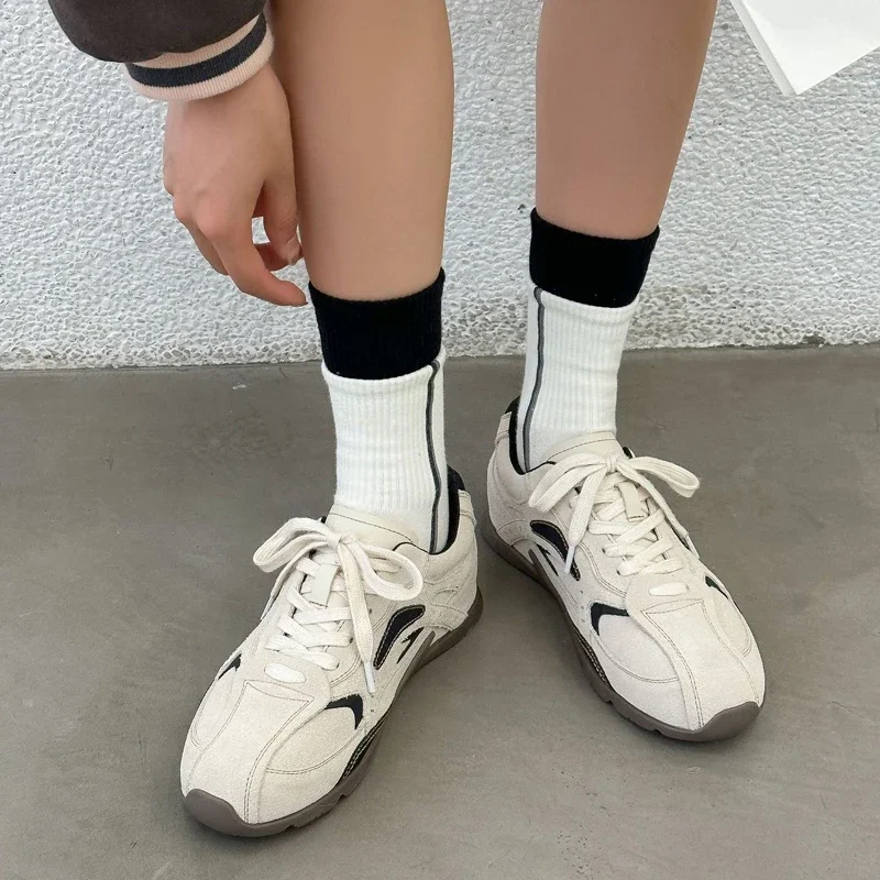 Женские замшевые кроссовки JOZHAMTA 35-40 цвета в ассортименте