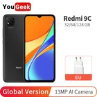 Новинка, Смартфон Xiaomi Redmi 9C, задняя камера 13 МП, аккумулятор 5000 мАч, экран 6,53 дюйма HD +, дисплей в горошек, MTK Helio G35