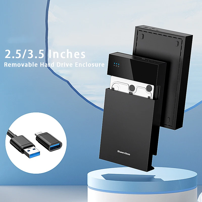 Популярный 3 5-дюймовый корпус для жесткого диска USB 3.0 бесплатная установка 20 ТБ