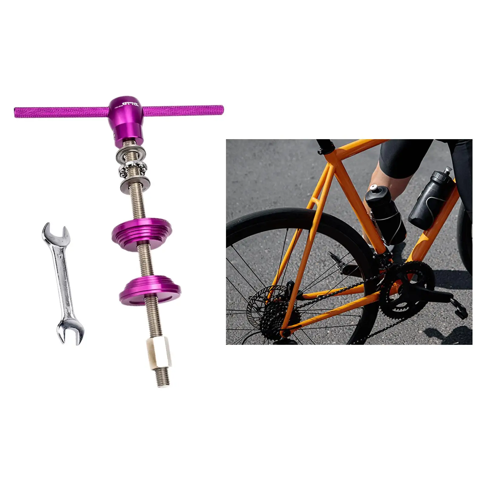 

Инструмент для установки на нижнюю часть велосипеда