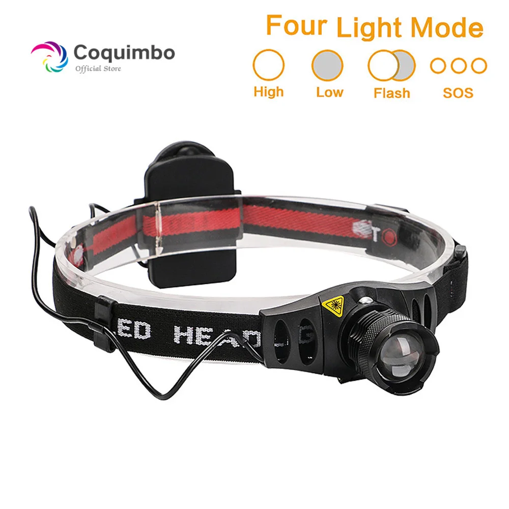 

Mini LED Headlamp Zoomable Headlights Linterna Frontal 3W AAA Battery High Power Head Lamp Light Torch Hunting Fishing Camping