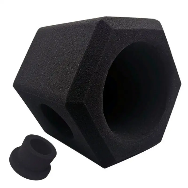 Microphone Windscreens Filter Microphone Wind Shield Filter Portable Acoustic Filter For 1.96 Inch-2.95 Inch Recording Studios