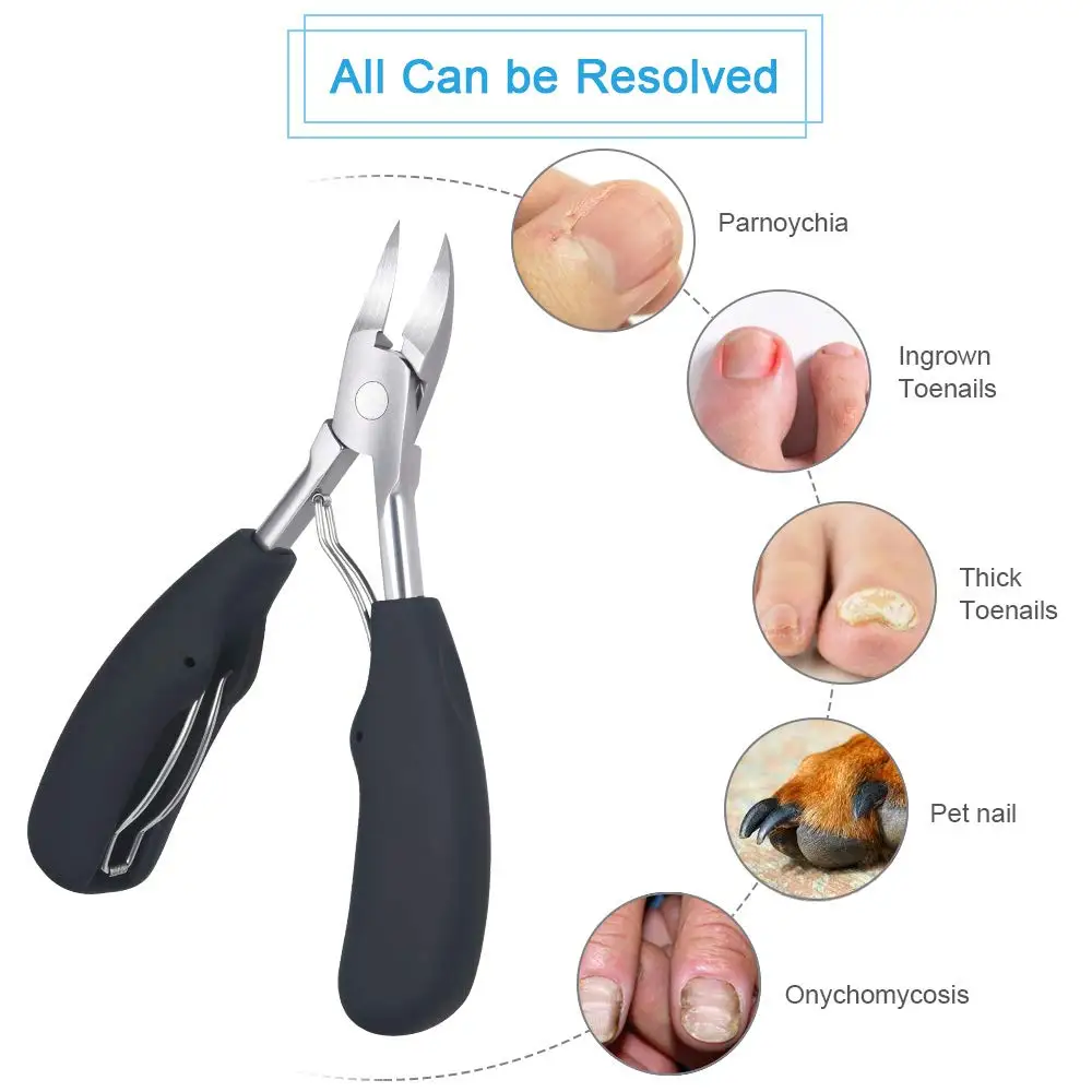 High-grade Ingrown Toenail Clippers Stainless Steel Suitable for Paronychia, Thick Nails, Ingrown Nails Men, Women and Seniors