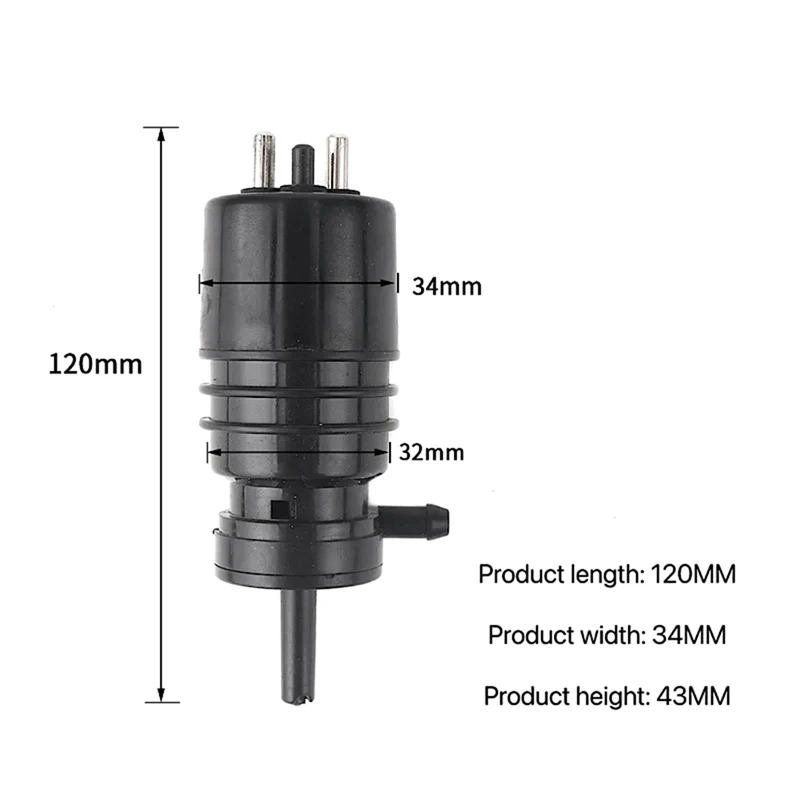 Насос для мойки окон автомобилей насос лобового стекла Mercedes W201 W123 W124 W126 W129 1298690021