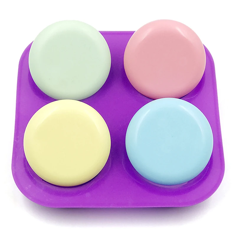 1 шт. силиконовая форма для мыла с 4 полостями инструменты украшения тортов ручной