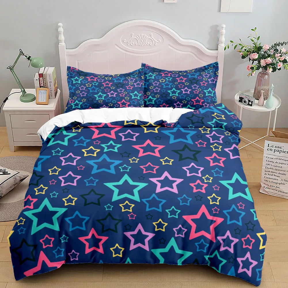 Fashion Triangles Pioneer Bedding Set Small Single Twin Double Queen King Cal Size Bed Linen |