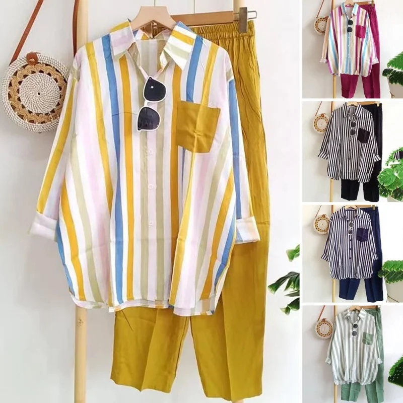 

Women Tracksuit Two Piece Set 2023 Summer Cotton Linen Casual Loose Solid Blouse T-shirt Wide Leg Pants Suit Outfits 2 Piece Set