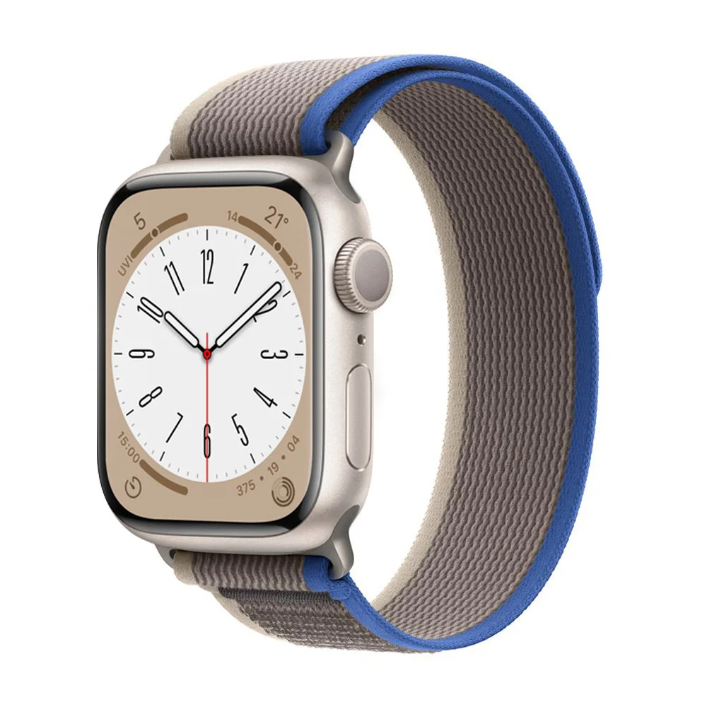 

Ремешок нейлоновый для Apple Watch Band Trail Loop 44 мм 45 мм 49 мм 40 мм 41 мм 42 мм 45 мм, аксессуары для iWatch Ultra 8 7 SE 6 5 3