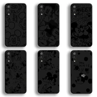 cartoon disney mickey mouse phone case for huawei honor 30 20 10 9 8 8x 8c v30 lite view 7a pro