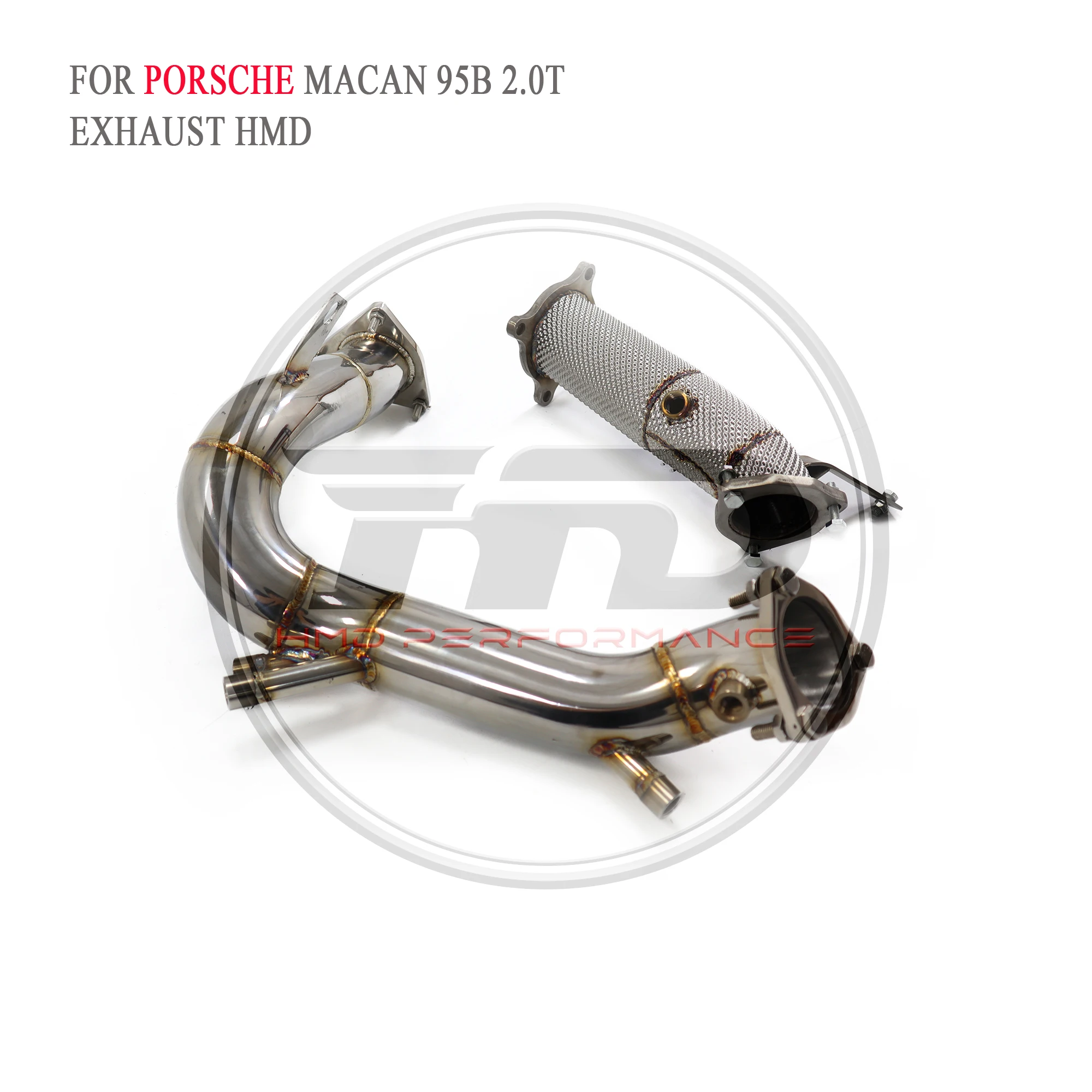 Выхлопная система HMD с высокой пропускной способностью для Porsche Macan Facelift 2.0T 2020+