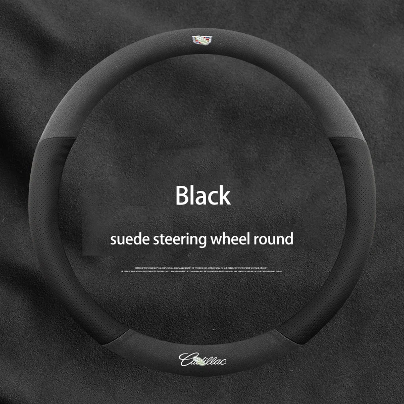 

Steering Sweatproof And Warm Wheel Cover For Cadillac XTS CT6 XT5 ATS CTS SRX SLS Special Suede Grip Covercar Anti-skid