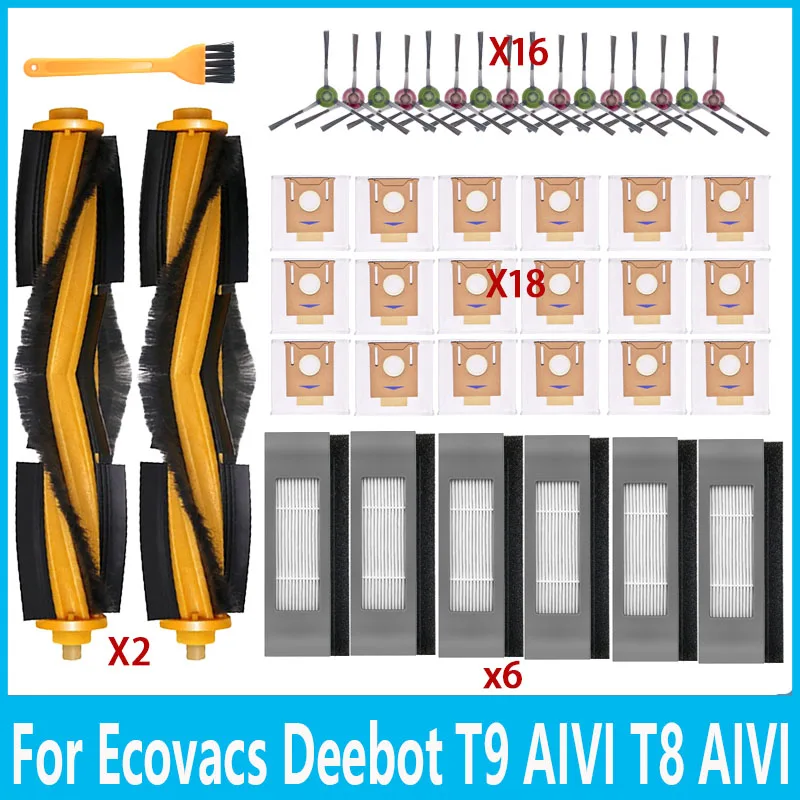 

Запчасти для робота-пылесоса ECOVACS Deebot T9 AIVI T8 AIVI N8 Pro